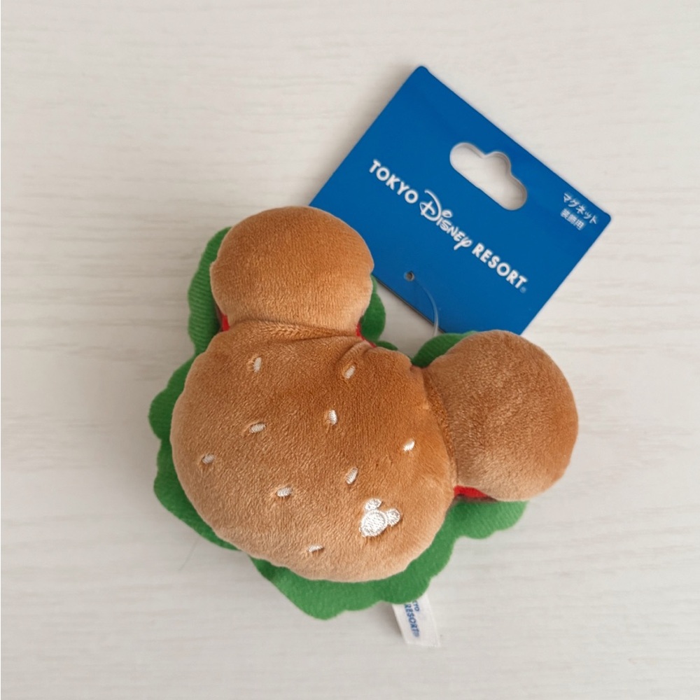 Tokyo Disney Mickey shaped hamburger magnet